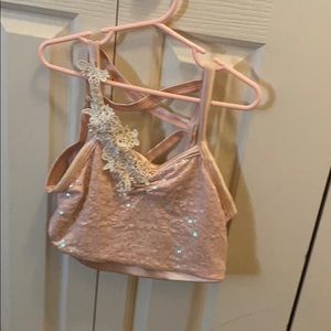Light Pink 2 Piece Dance Costume